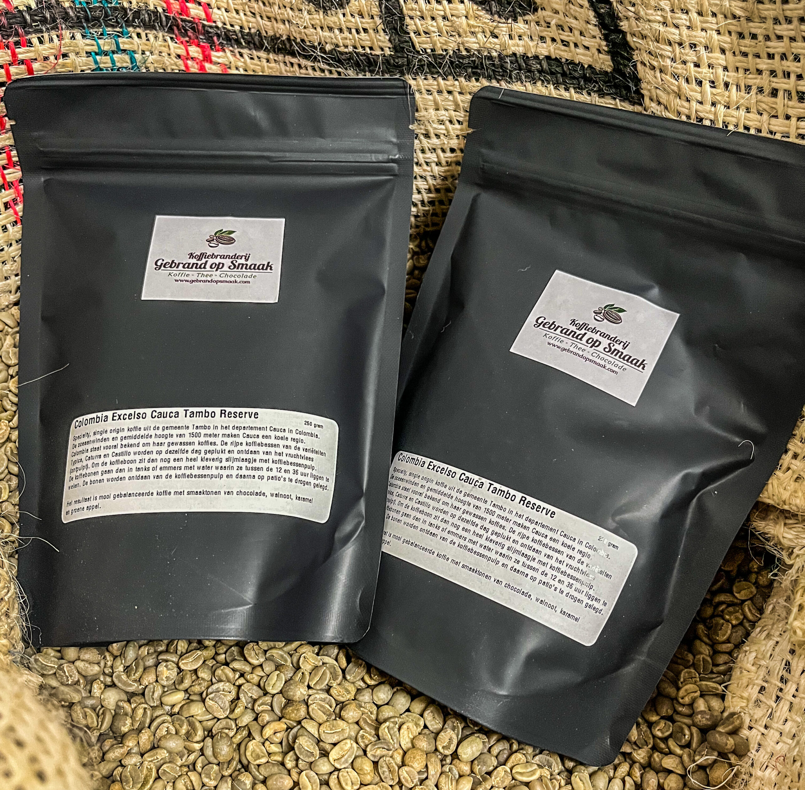 Colombia Excelso Cauca Tambo Reserve | Walnoot, Karamel, Groene appel, Chocolade from Gebrand op Smaak